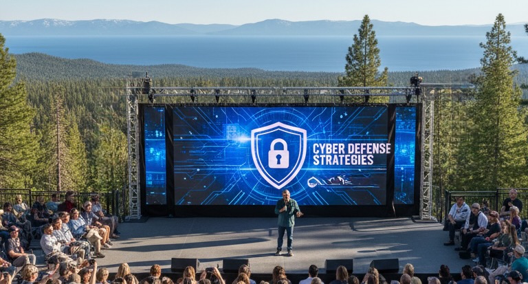 Tahoe Tech Group cybersecurity consultant presenting