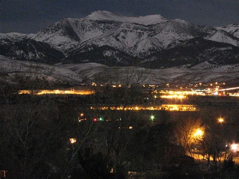 Cybersecurity services Reno Nevada - Mt Rose and Reno at night